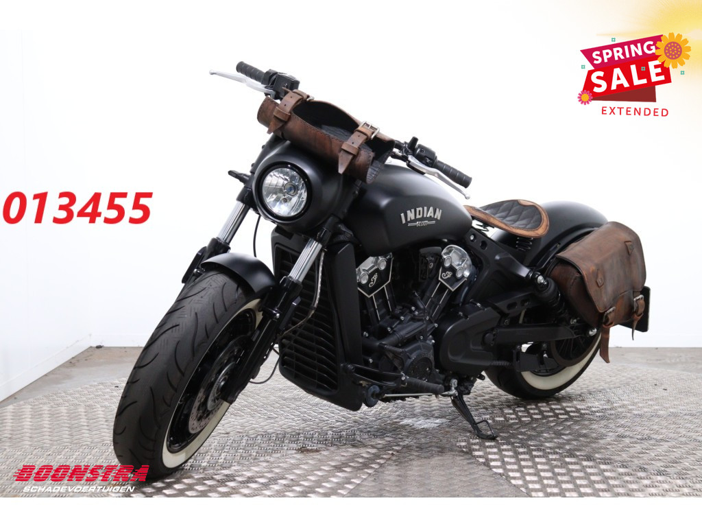 Indian  Scout Bobber Custom Miller Exhaust ABS