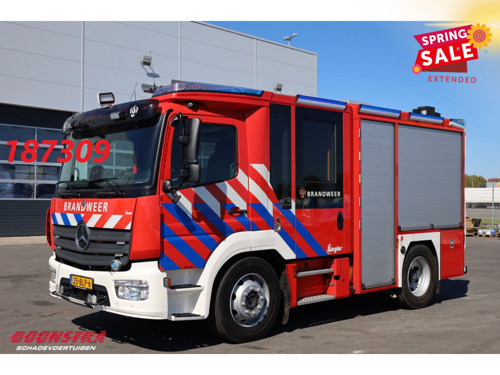 Mercedes-Benz  Atego 1527 Ziegler Komplett Feuerwehr 16.684 km! Euro 6